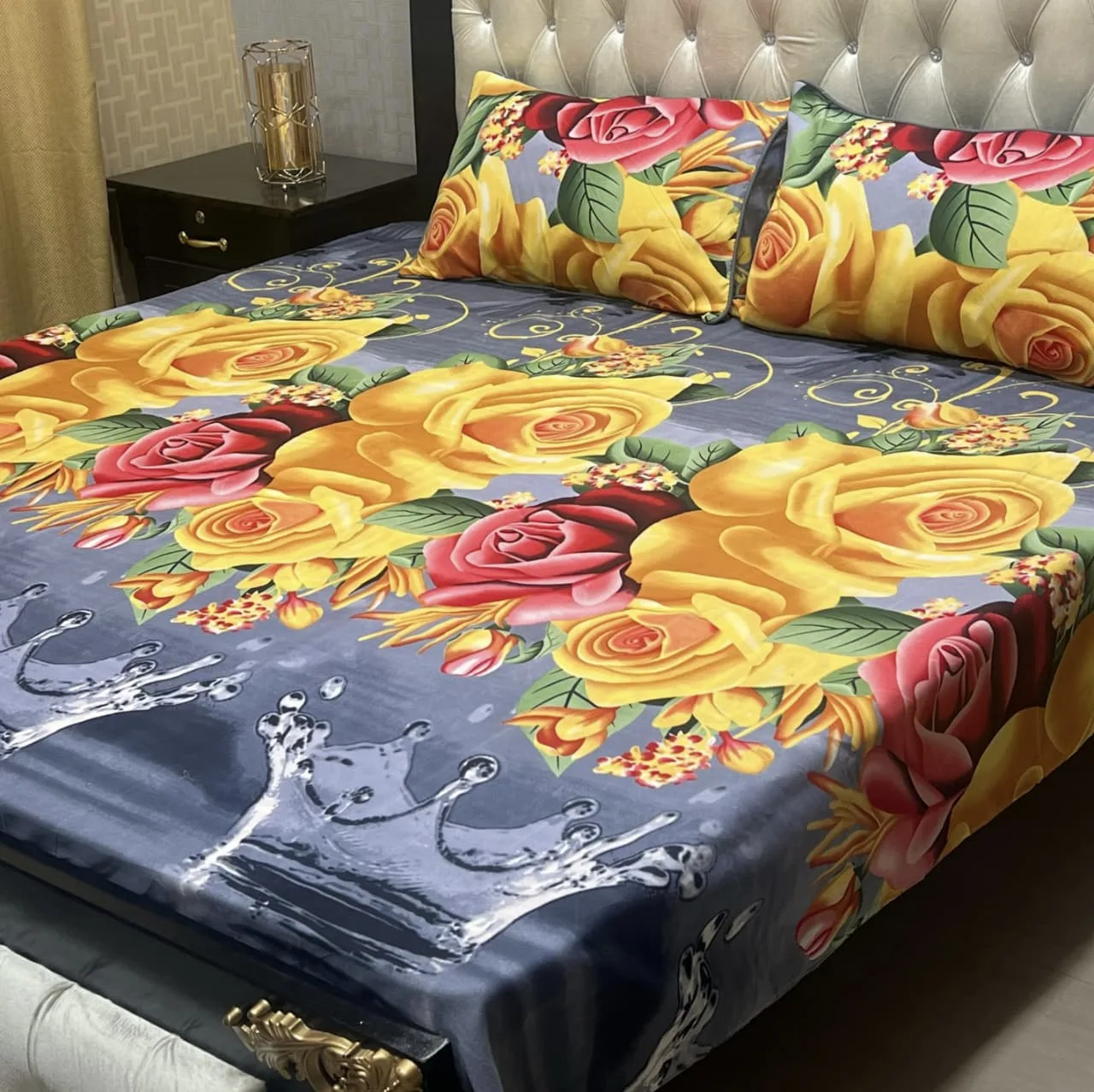 Crystal Cotton Bedsheet
