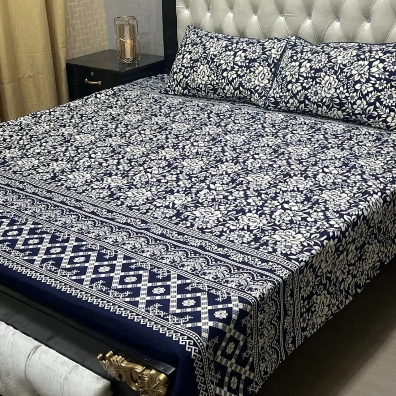 Crystal Cotton Bedsheet