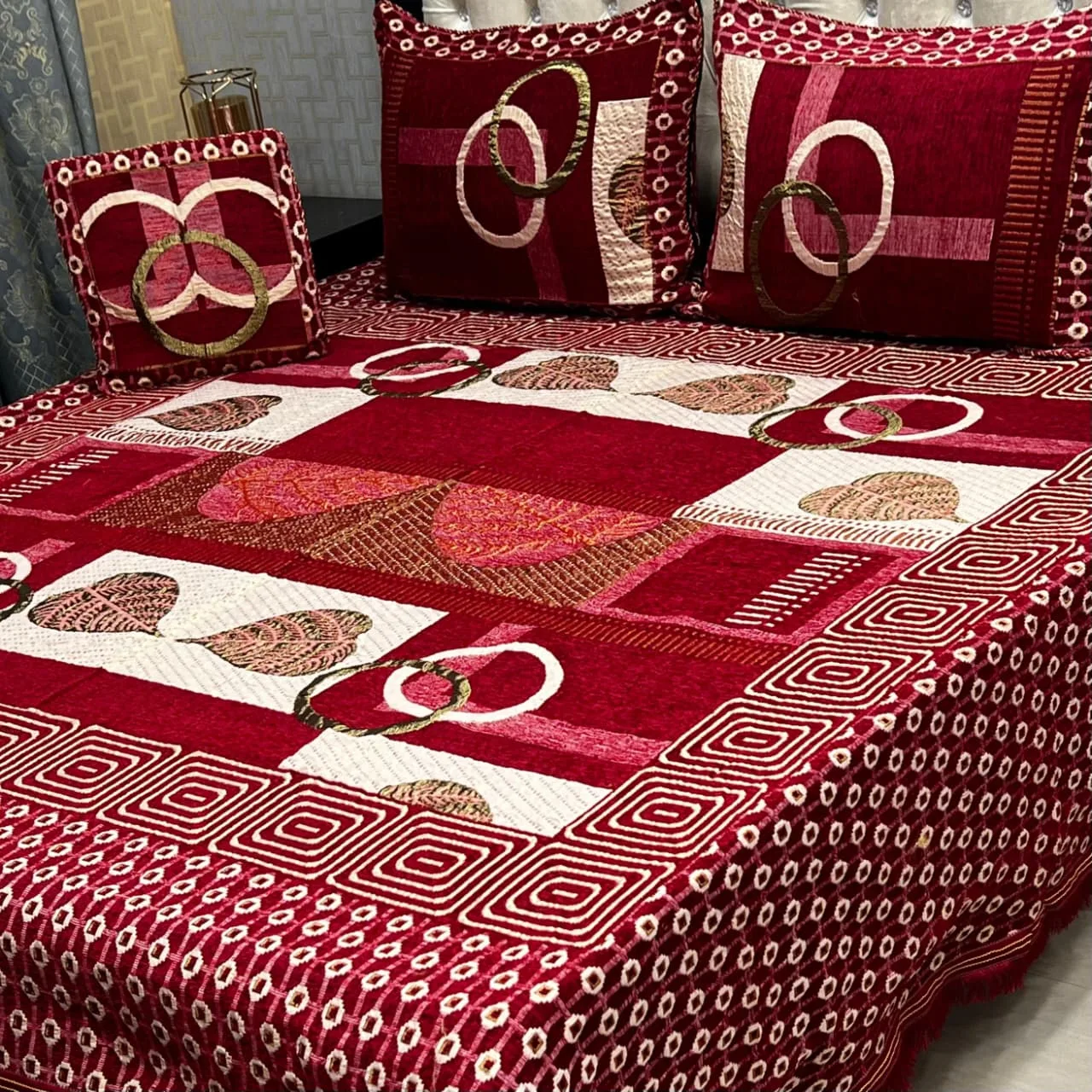 Velvet Jacquard Bedsheet